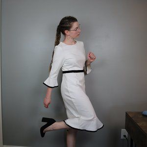 Sweet Salt White Fancy Dress